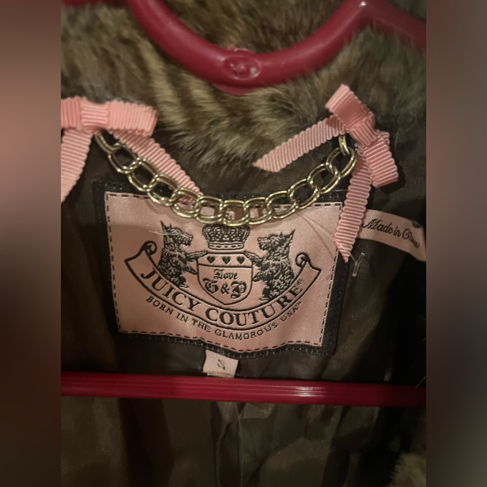 Vintage Juicy Couture Faux Fur bolero jacket - Picture 6 of 10